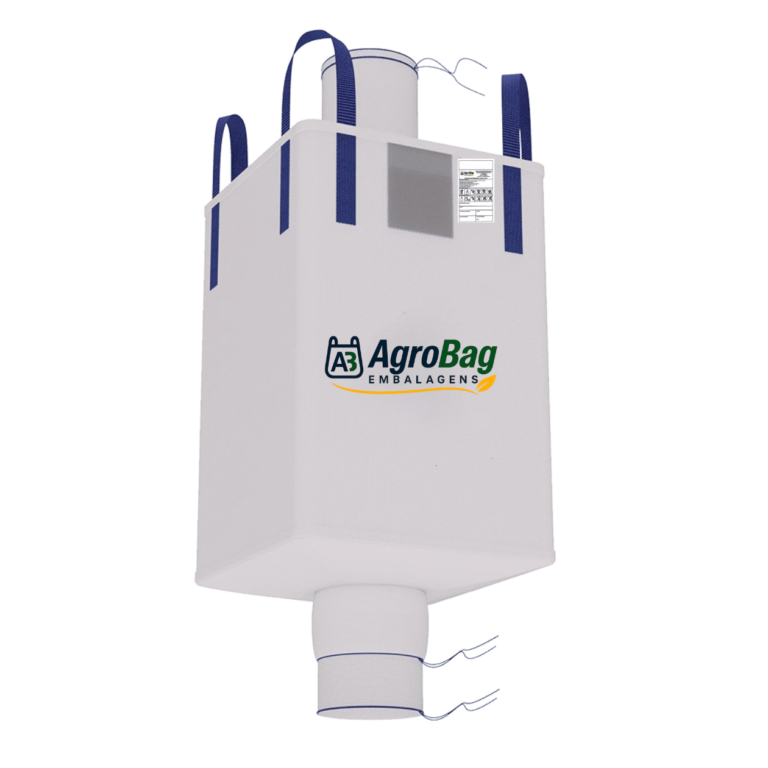 BIG BAG COM VÁLVULA SUPERIOR E VÁLVULA DE DESCARGA INFERIOR C-6